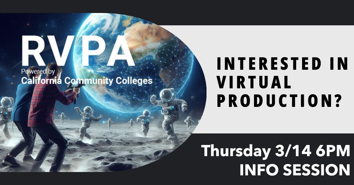 Virtual Production Info Session & Tech Talk (3/14)
