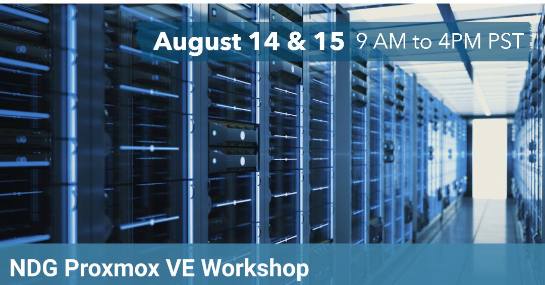 NDG Proxmox VE Workshop (Free!)