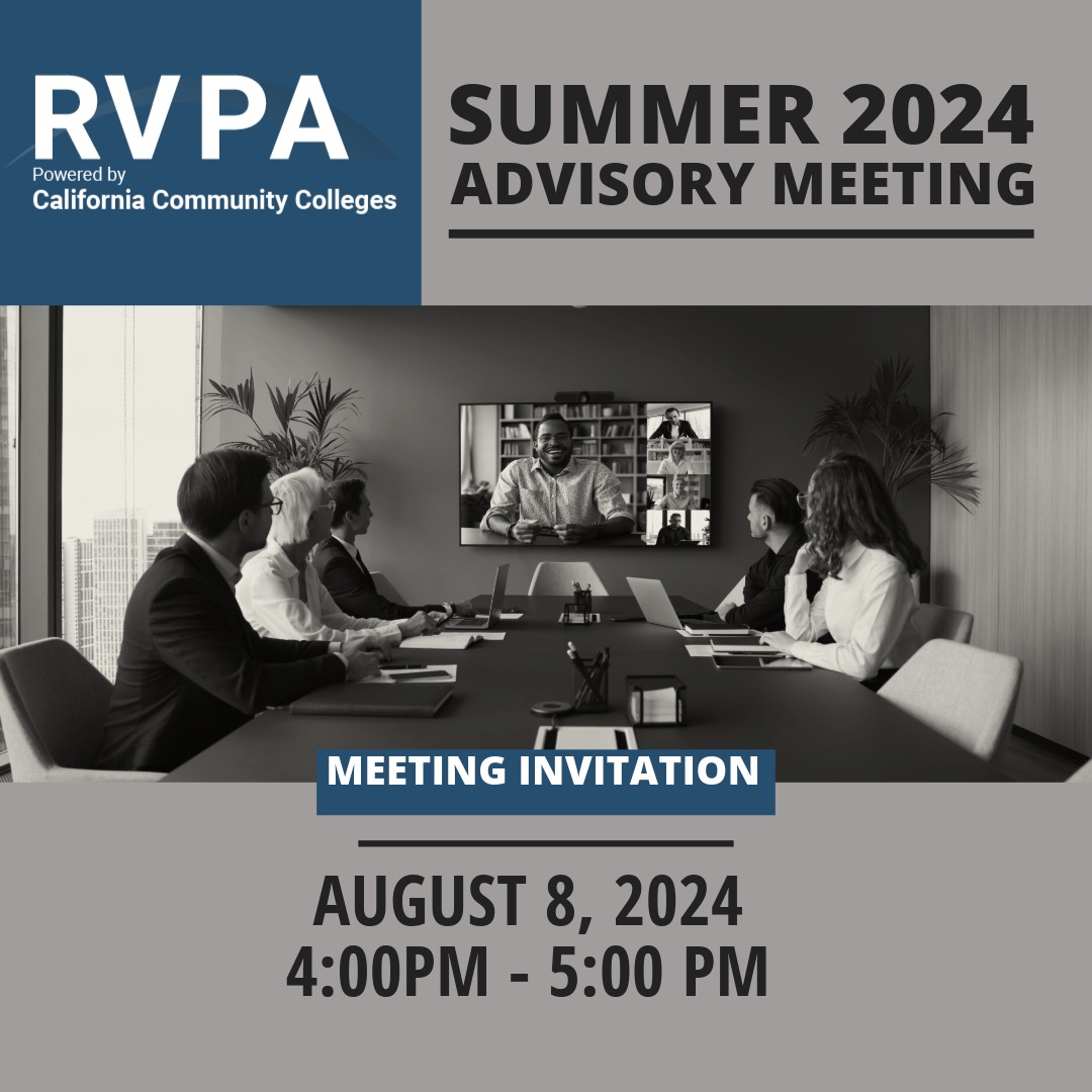 RVPA Summer 2024 Advisory Meeting